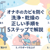 オナホのカビを防ぐ洗浄・乾燥の正しい手順を5ステップで解説