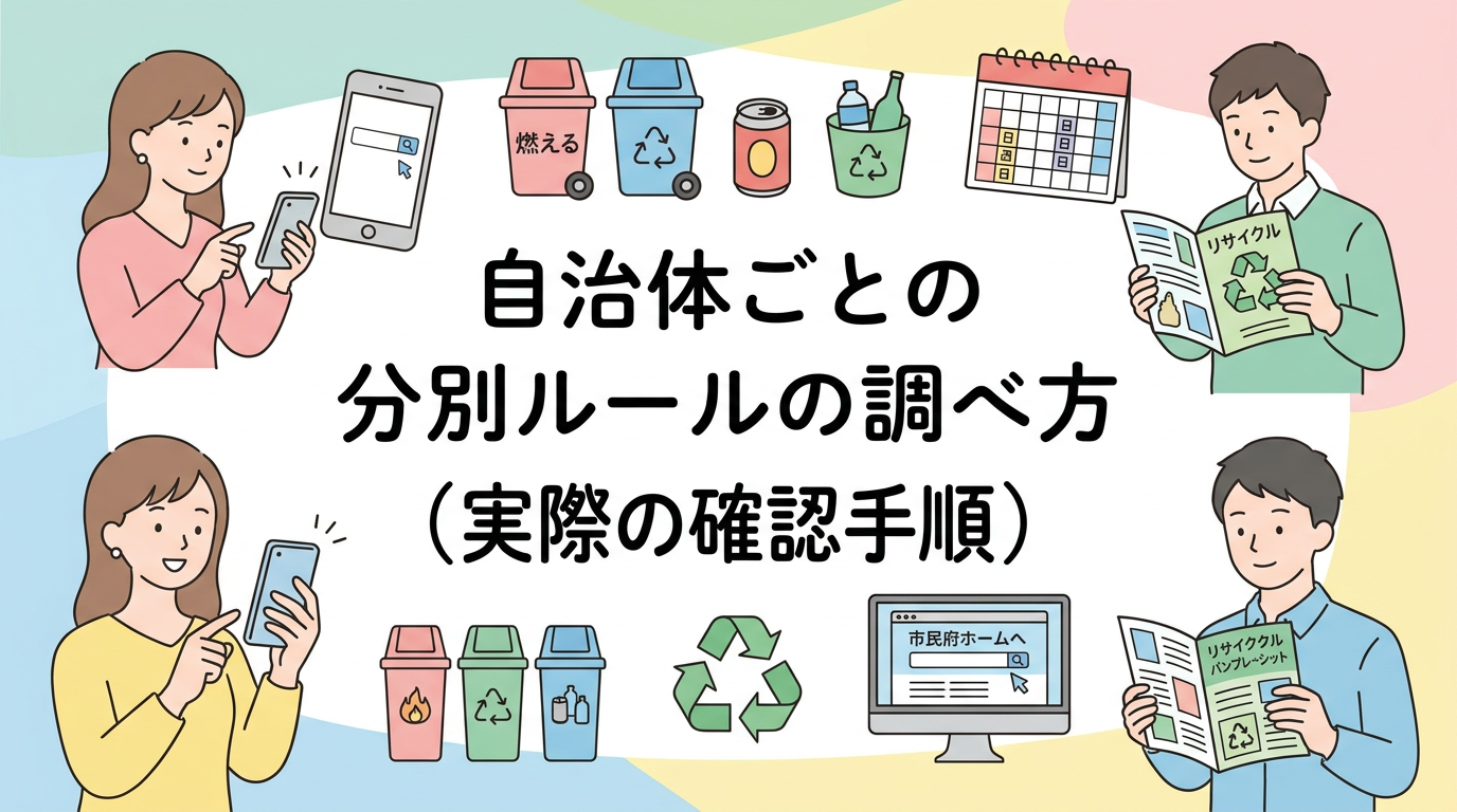 自治体ごとの分別ルールの調べ方（実際の確認手順）