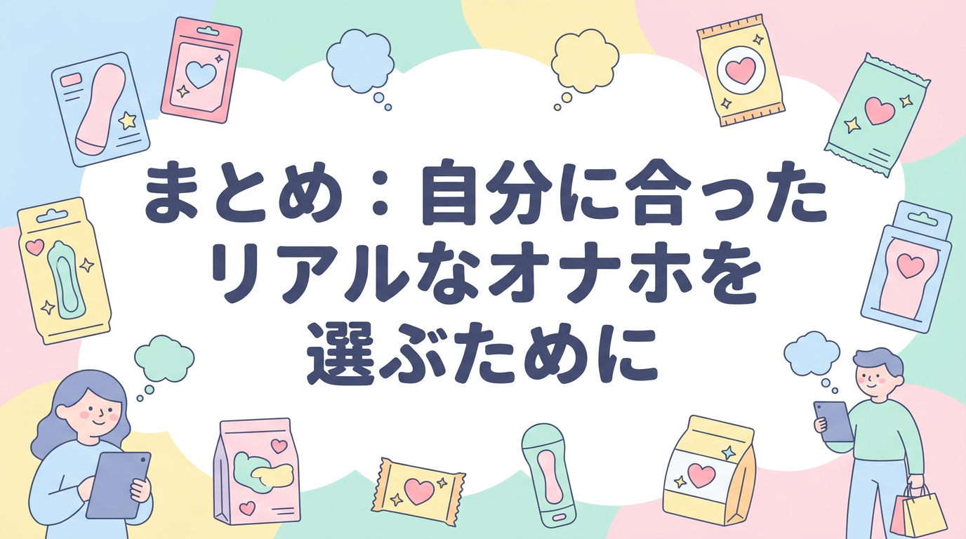 まとめ:自分に合ったリアルなオナホを選ぶために