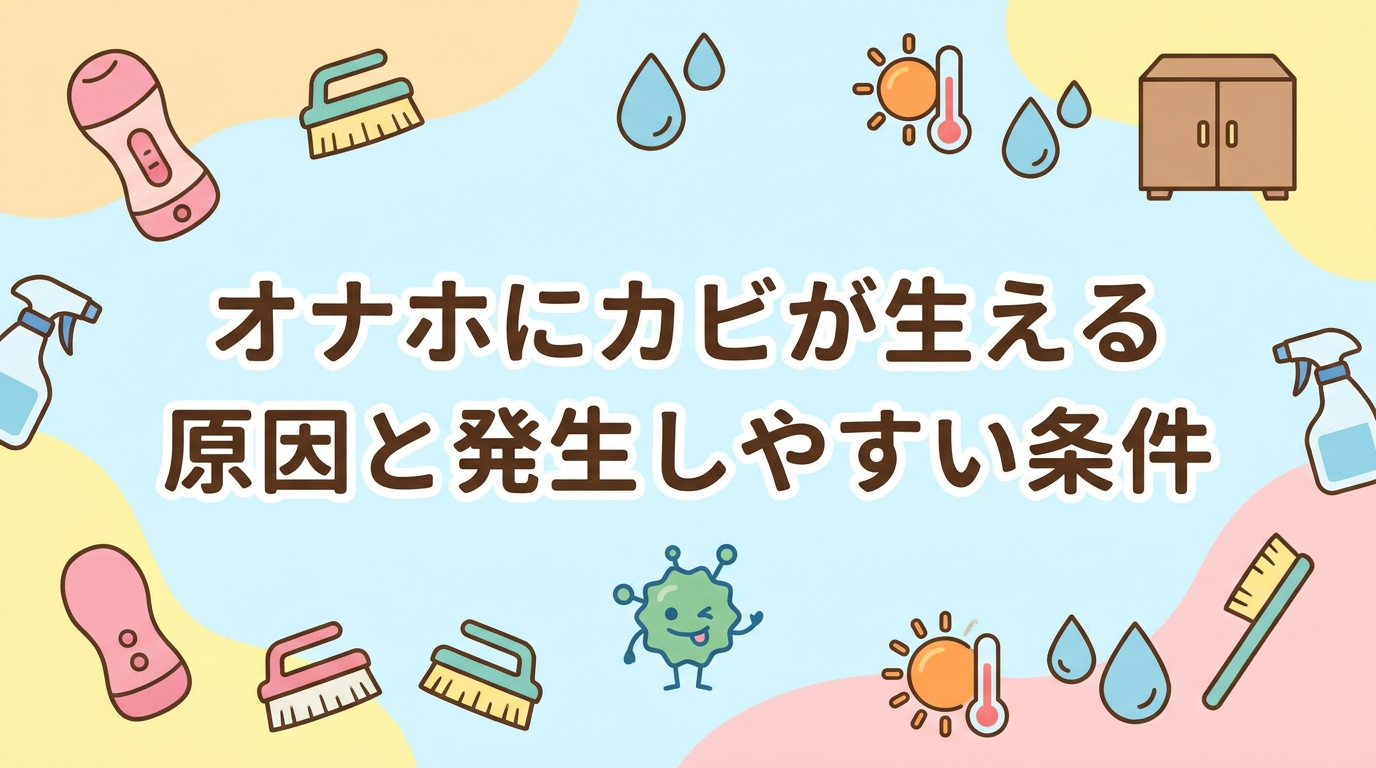 オナホにカビが生える原因と発生しやすい条件