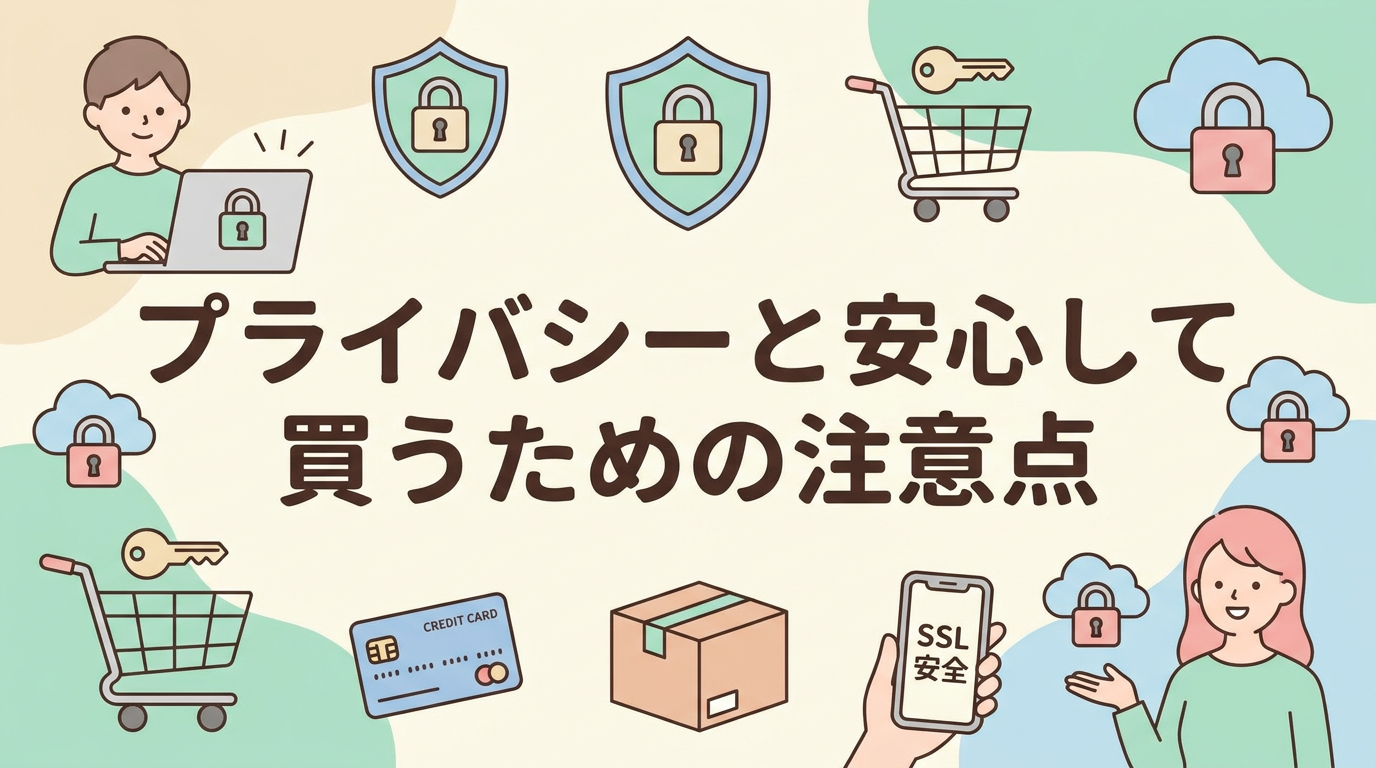 プライバシーと安心して買うための注意点