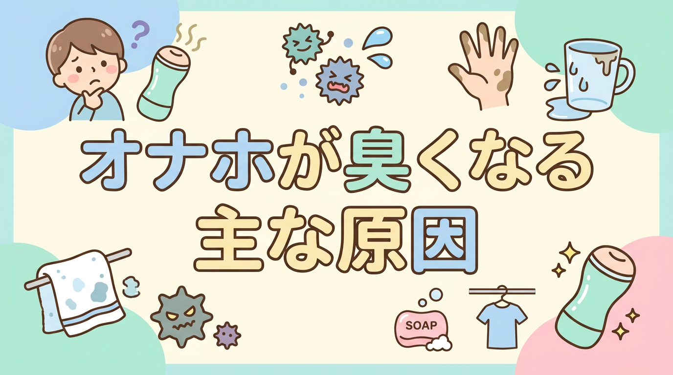 オナホが臭くなる主な原因