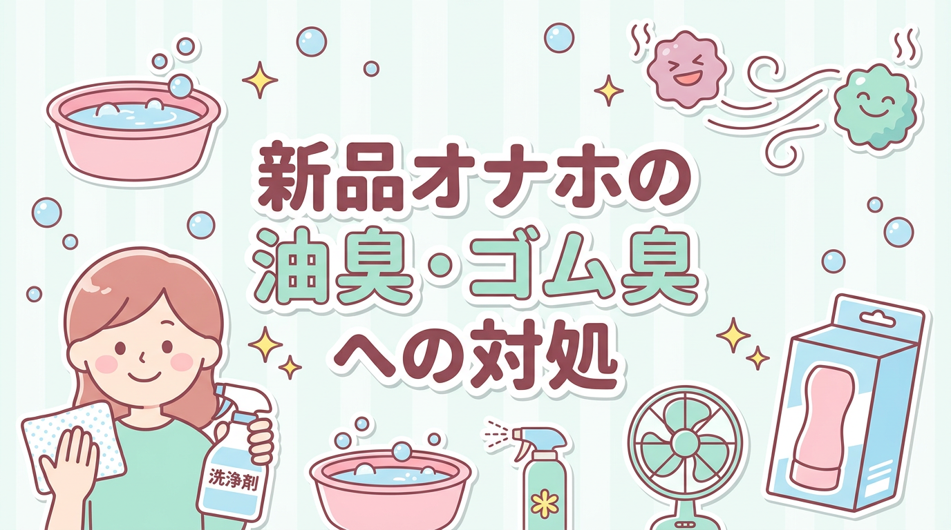 新品オナホの油臭・ゴム臭への対処