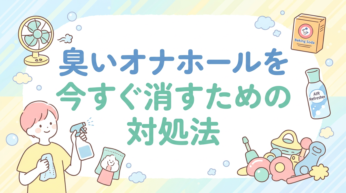 臭いオナホールを今すぐ消すための対処法