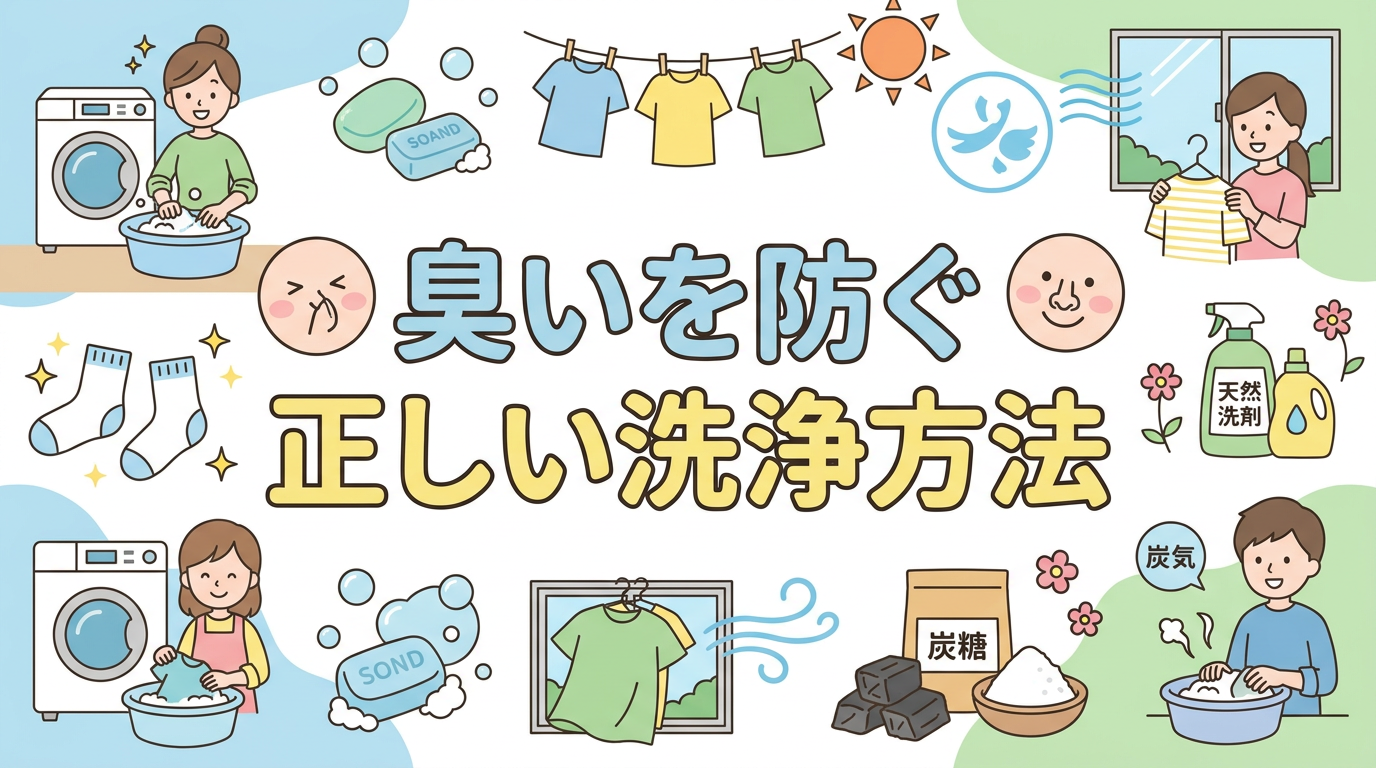 臭いを防ぐ正しい洗浄方法