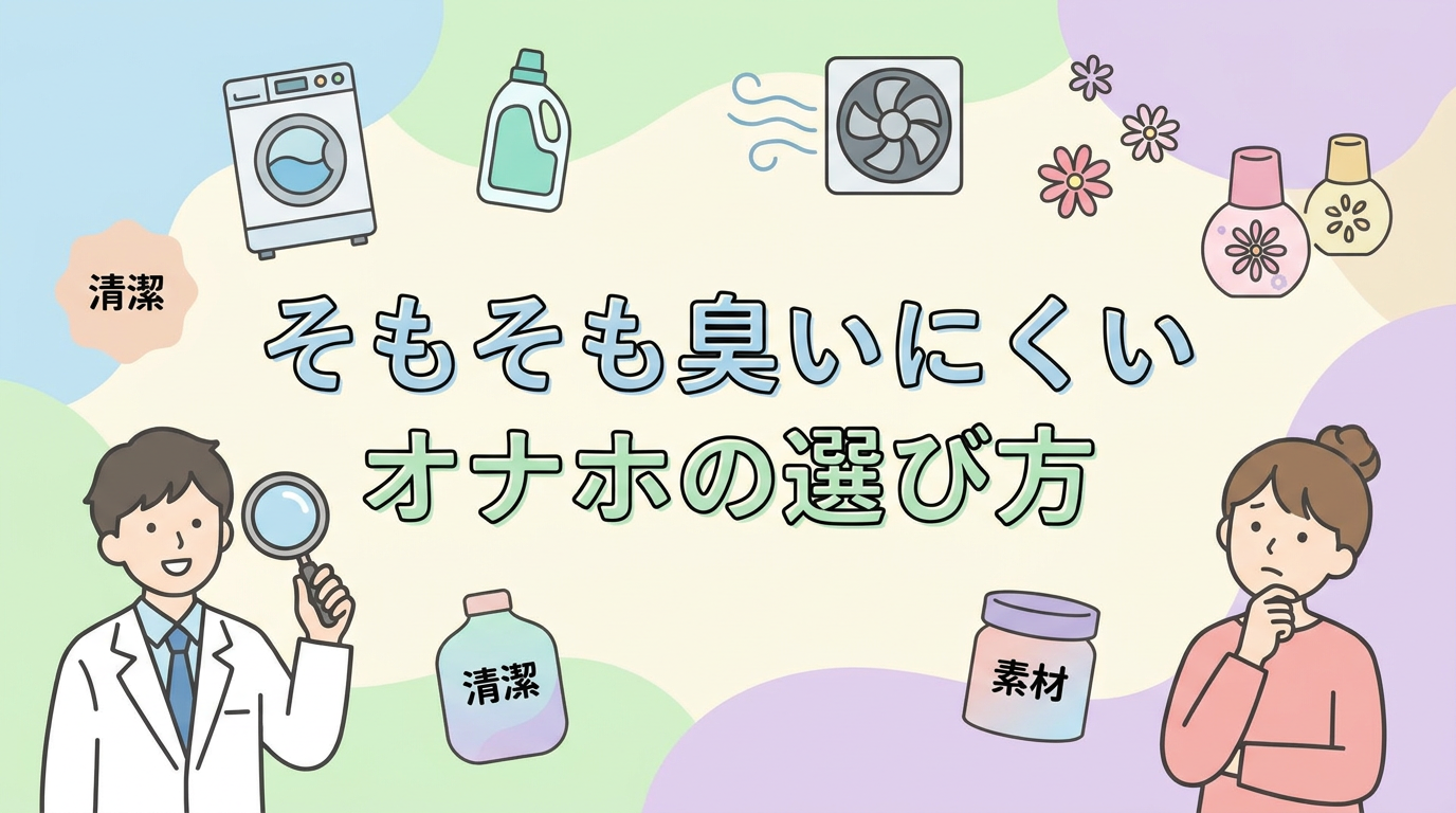 そもそも臭いにくいオナホの選び方