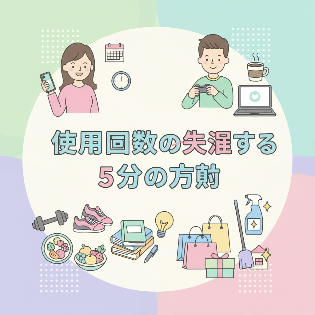使用回数を左右する5つの要因
