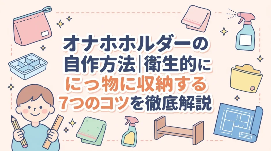 オナホホルダーの自作方法｜衛生的に収納する7つのコツを徹底解説