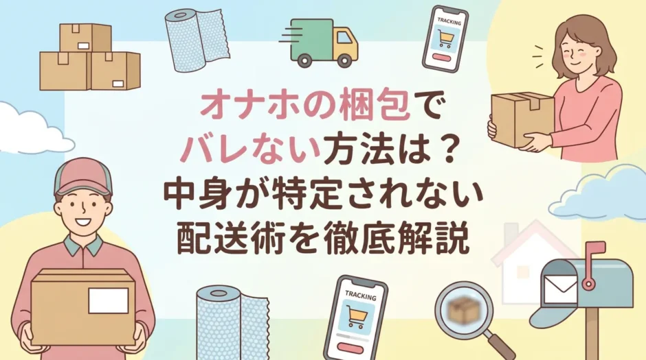 オナホの梱包でバレない方法は？中身が特定されない配送術を徹底解説