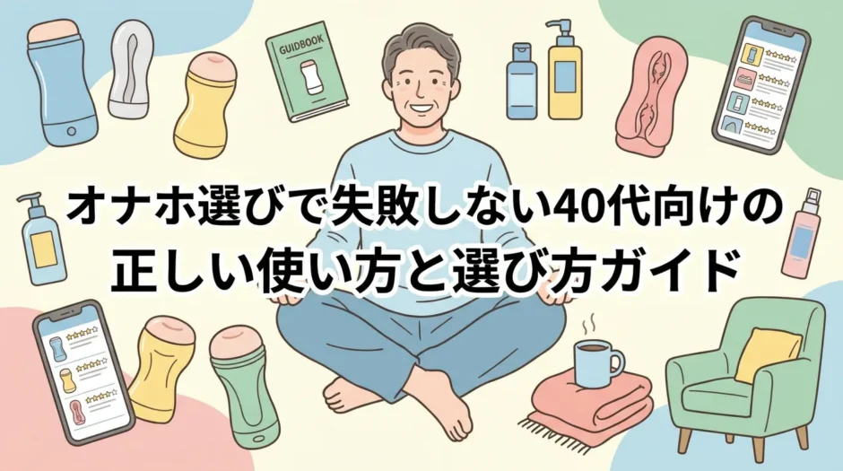 オナホ選びで失敗しない40代向けの正しい使い方と選び方ガイド