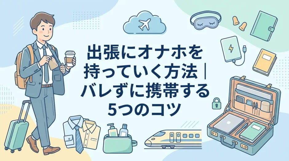出張にオナホを持っていく方法｜バレずに携帯する5つのコツ