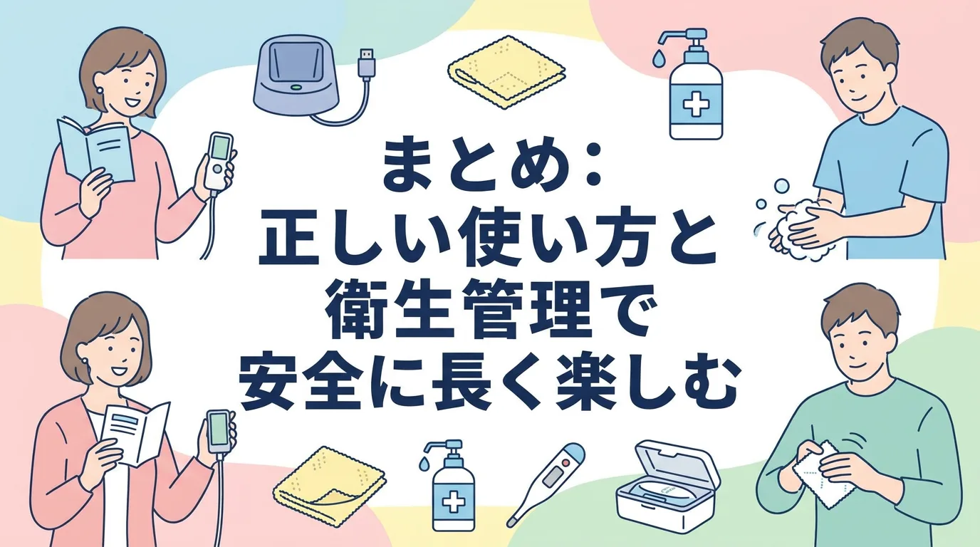まとめ：正しい使い方と衛生管理で安全に長く楽しむ