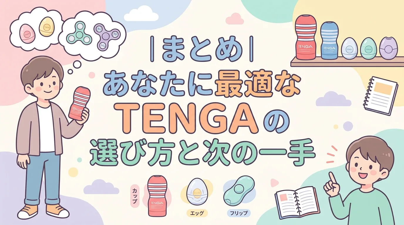 まとめ｜あなたに最適なTENGAの選び方と次の一手