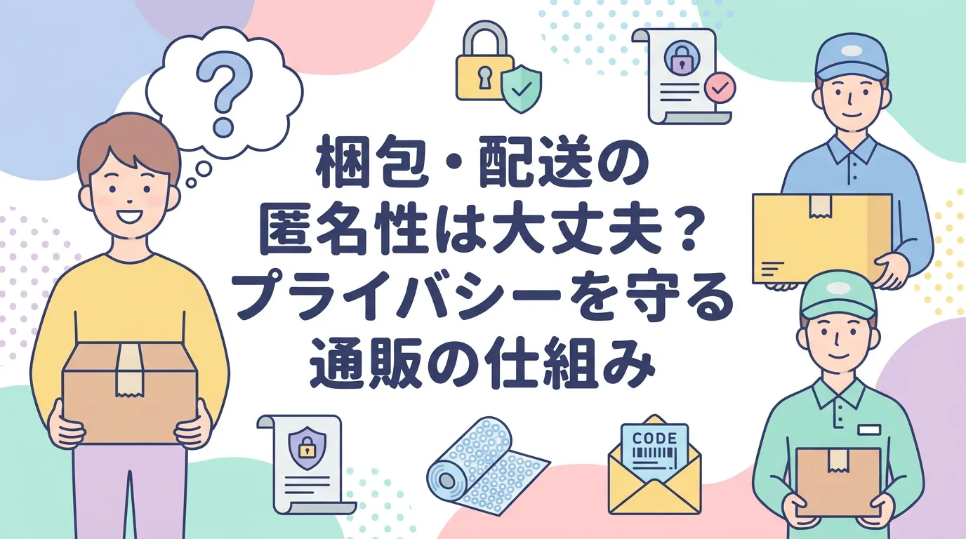 梱包・配送の匿名性は大丈夫？プライバシーを守る通販の仕組み