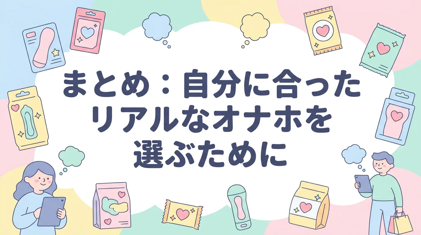 まとめ：自分に合ったリアルなオナホを選ぶために