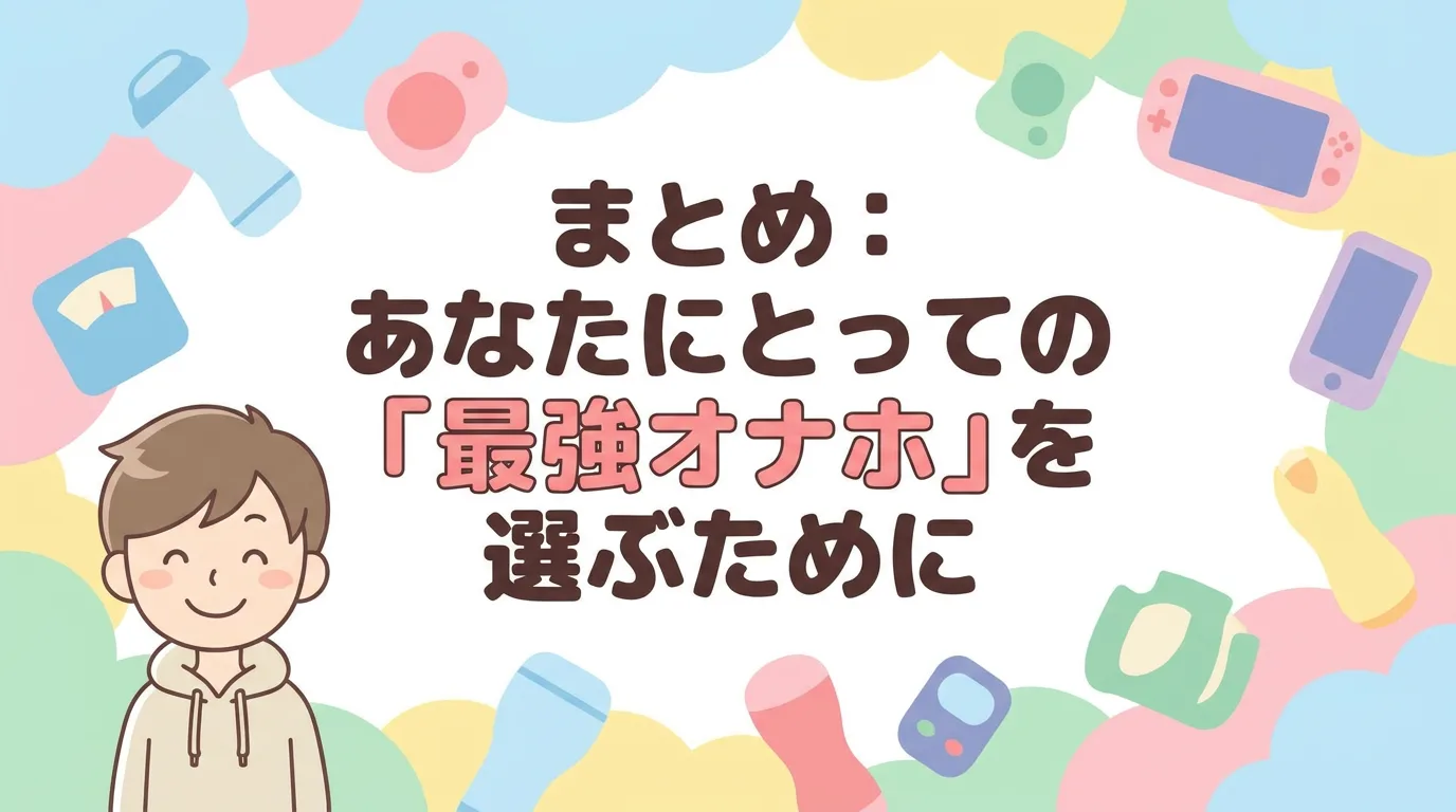 まとめ：あなたにとっての「最強オナホ」を選ぶために