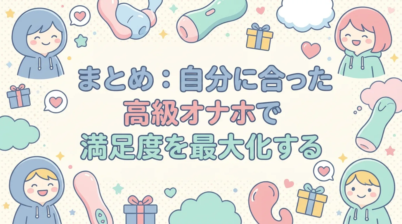 まとめ:自分に合った高級オナホで満足度を最大化する