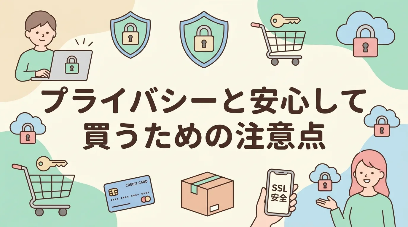 プライバシーと安心して買うための注意点
