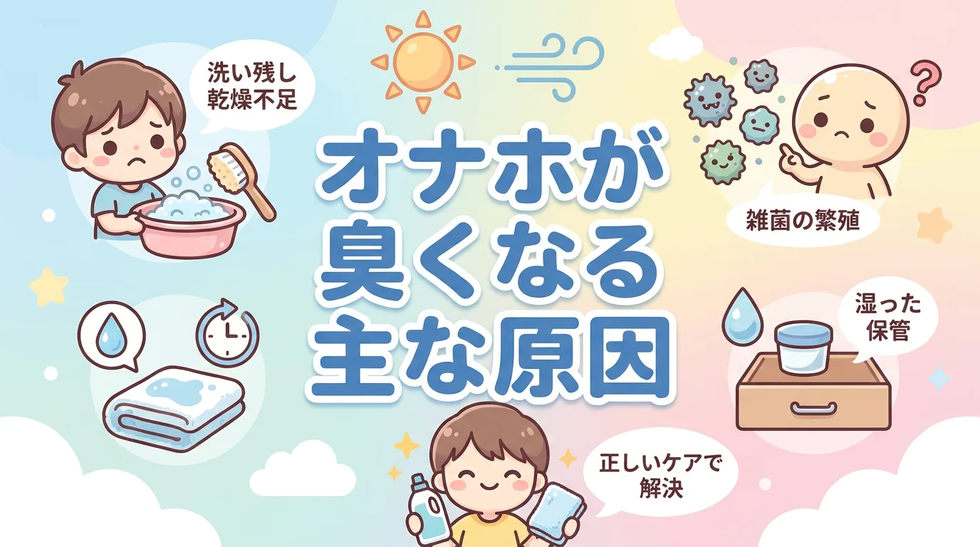 オナホが臭くなる主な原因