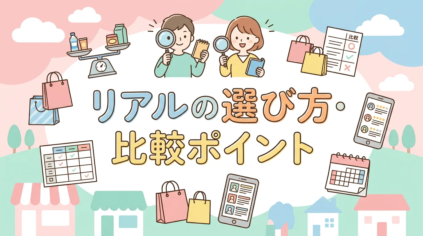 リアルの選び方・比較ポイント
