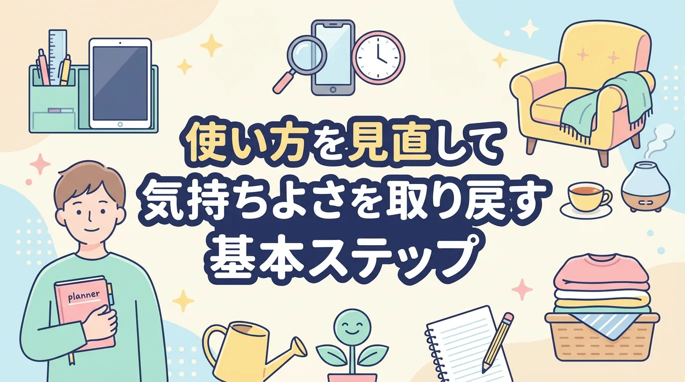 使い方を見直して気持ちよさを取り戻す基本ステップ