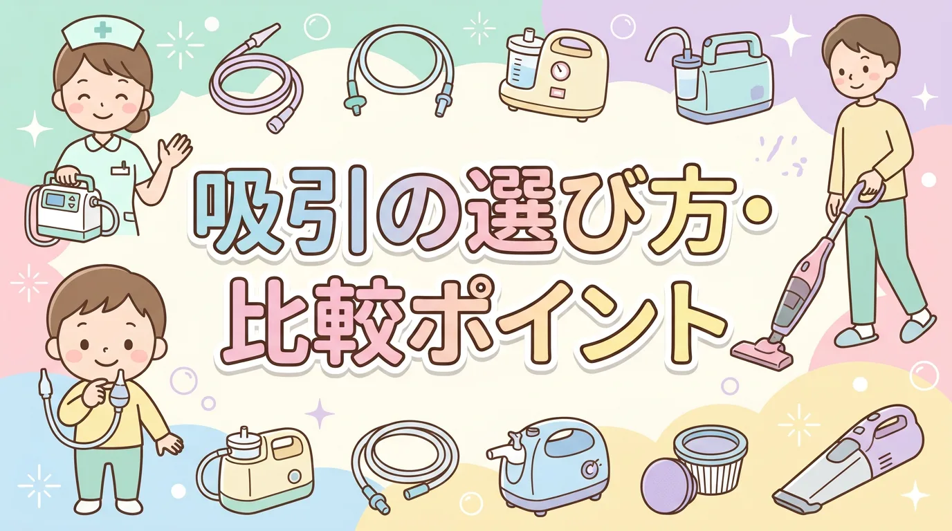 吸引の選び方・比較ポイント