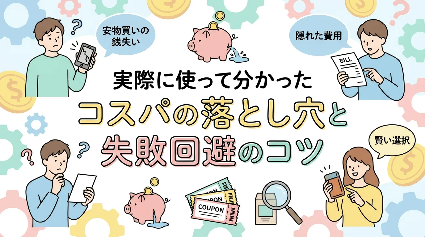実際に使って分かったコスパの落とし穴と失敗回避のコツ