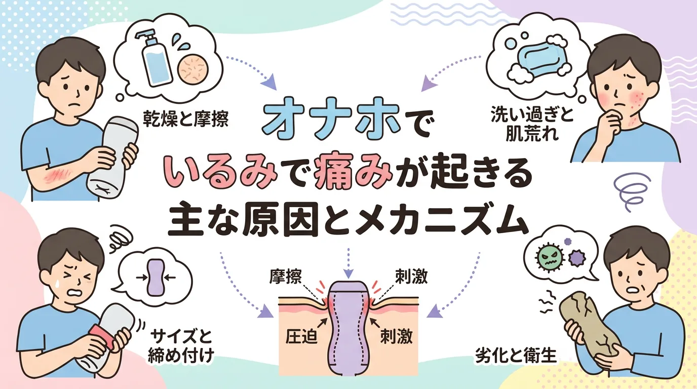 オナホで痛みが起きる主な原因とメカニズム
