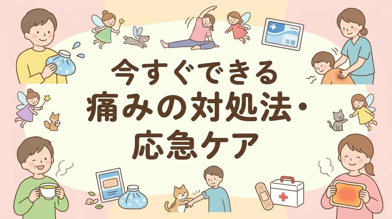 今すぐできる痛みの対処法・応急ケア