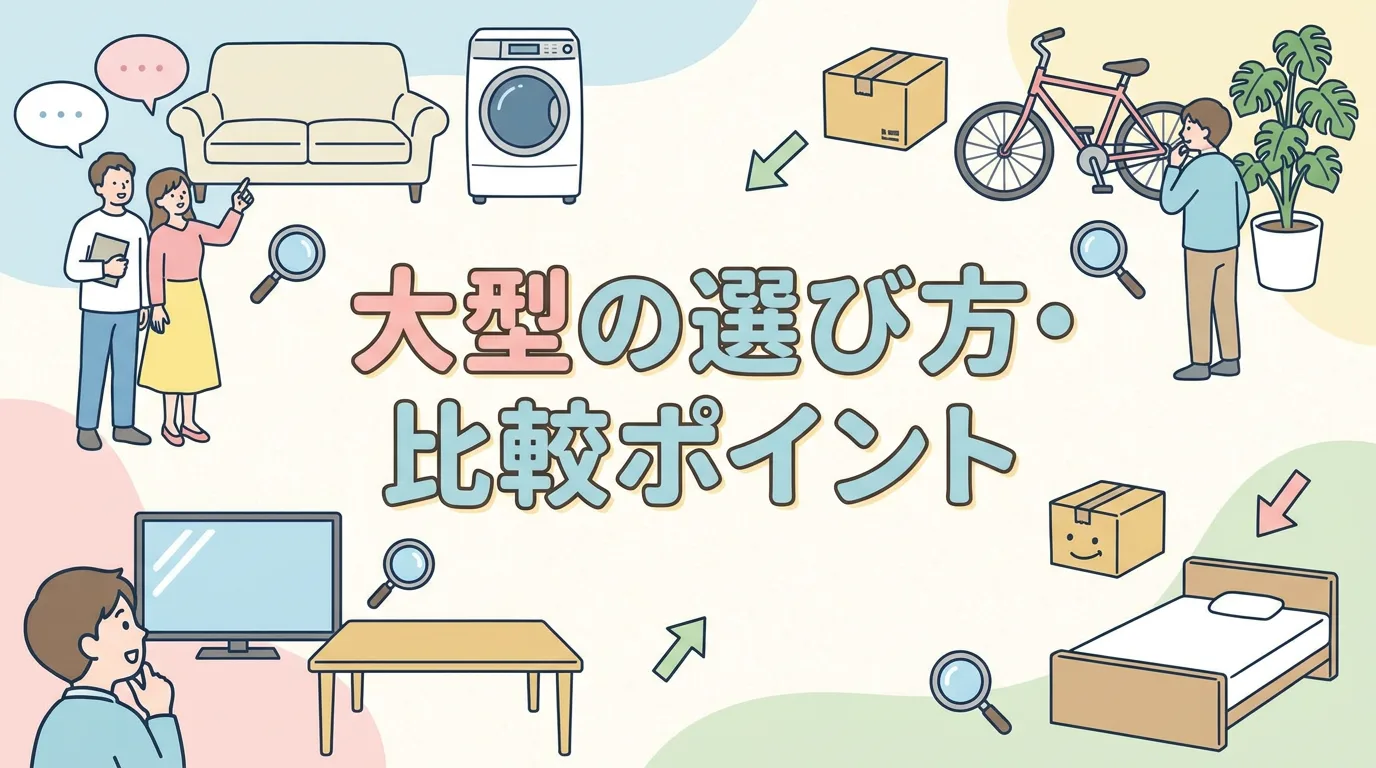 大型の選び方・比較ポイント
