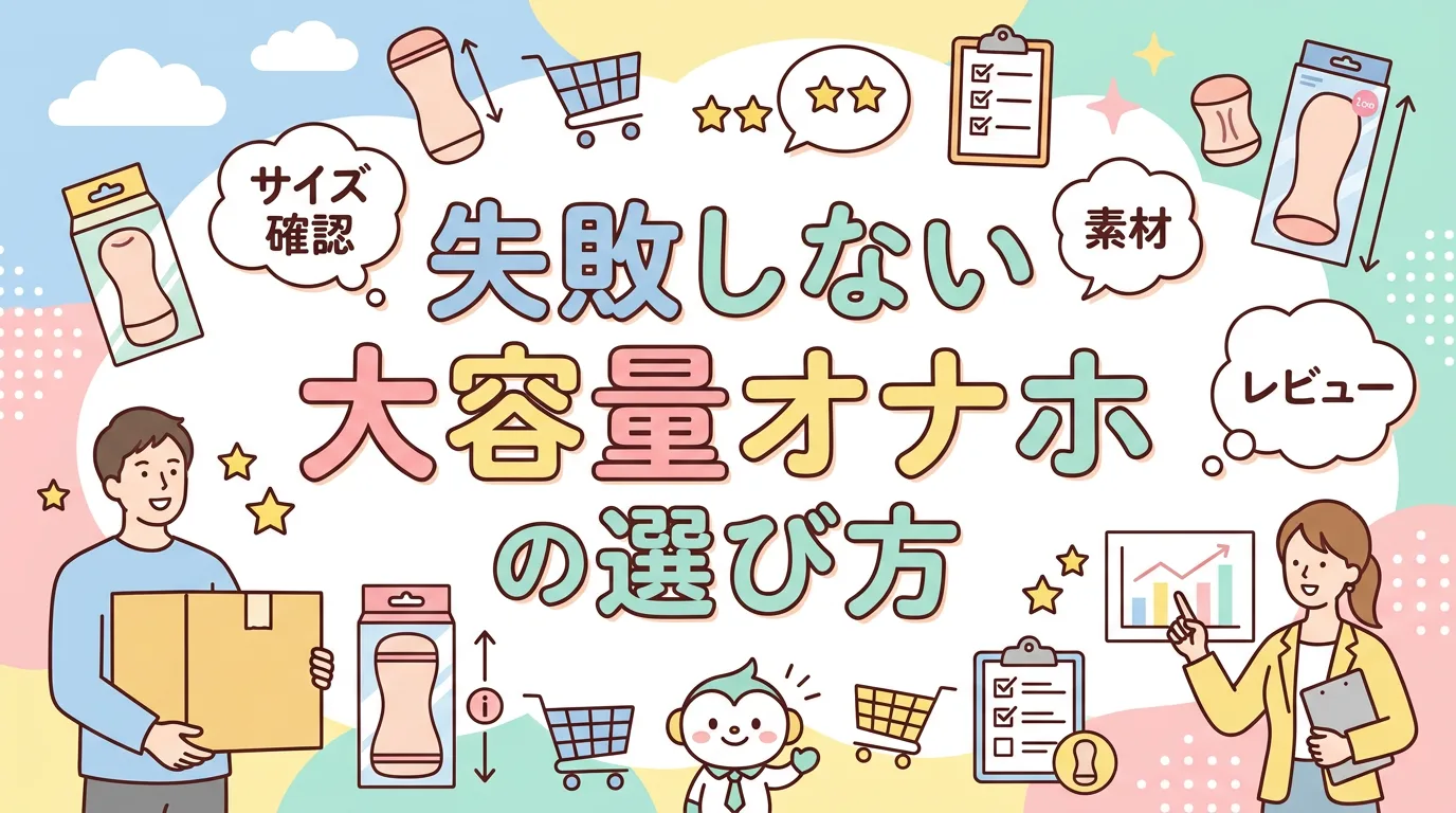 失敗しない大容量オナホの選び方