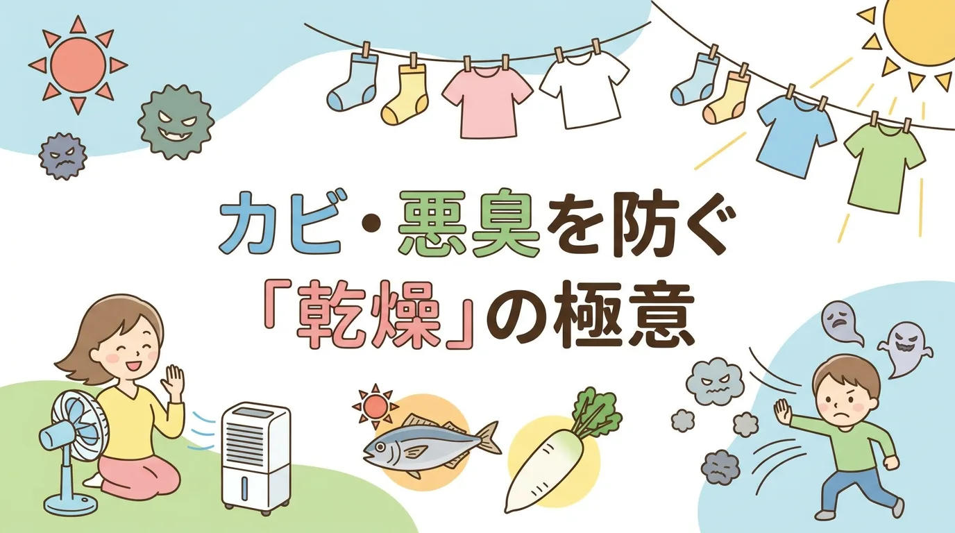 カビ・悪臭を防ぐ「乾燥」の極意
