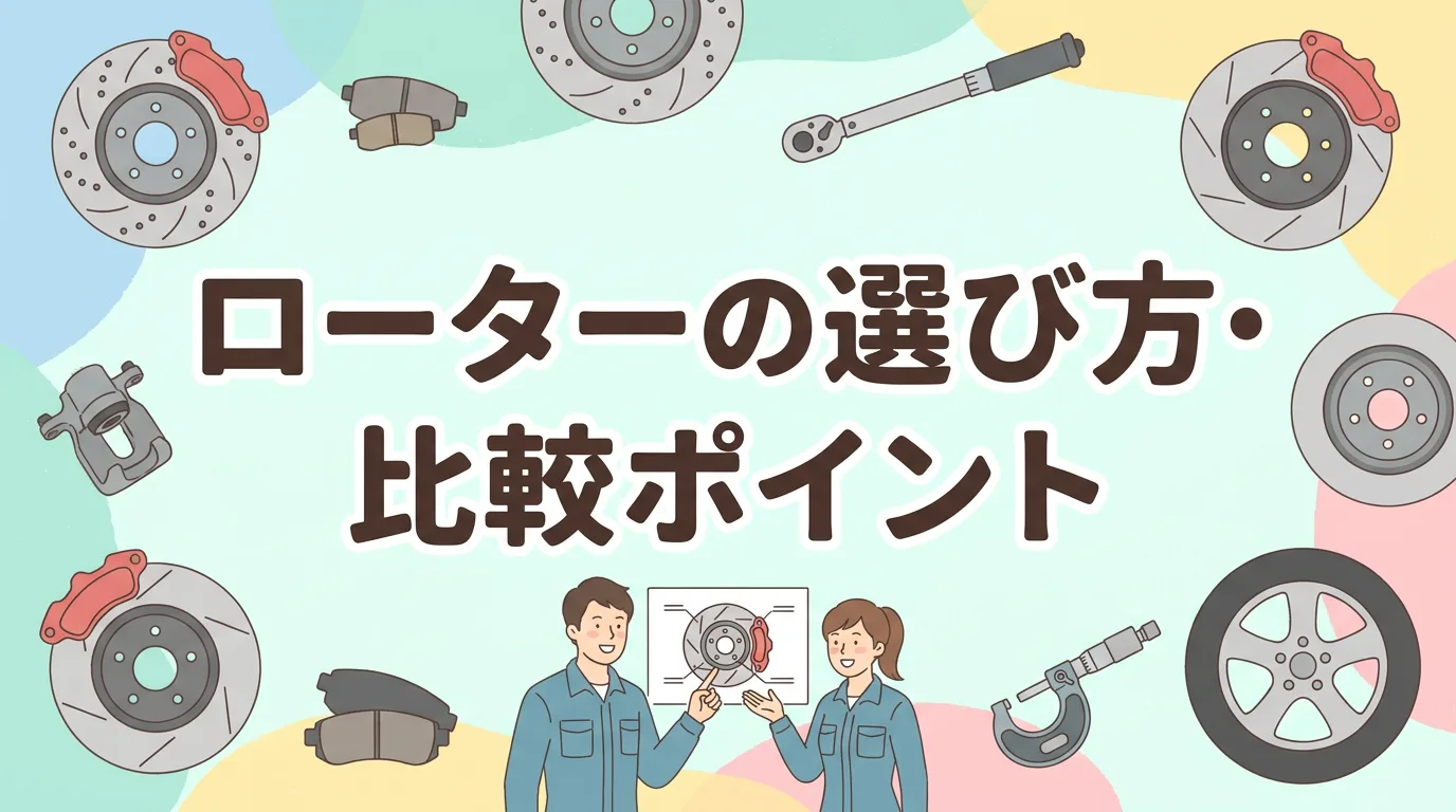 ローターの選び方・比較ポイント