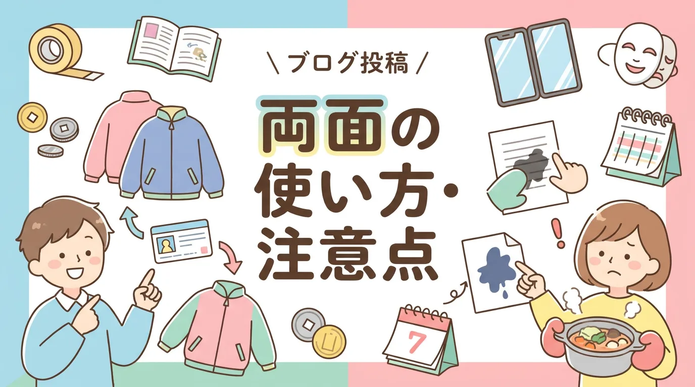 両面の使い方・注意点