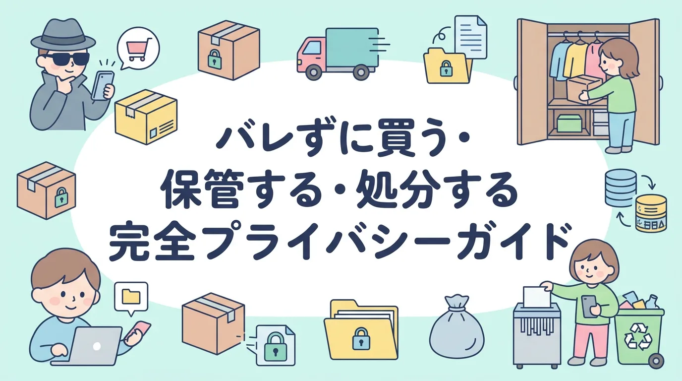 バレずに買う・保管する・処分する完全プライバシーガイド