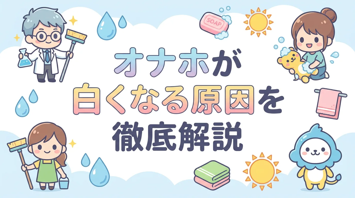 オナホが白くなる原因を徹底解説