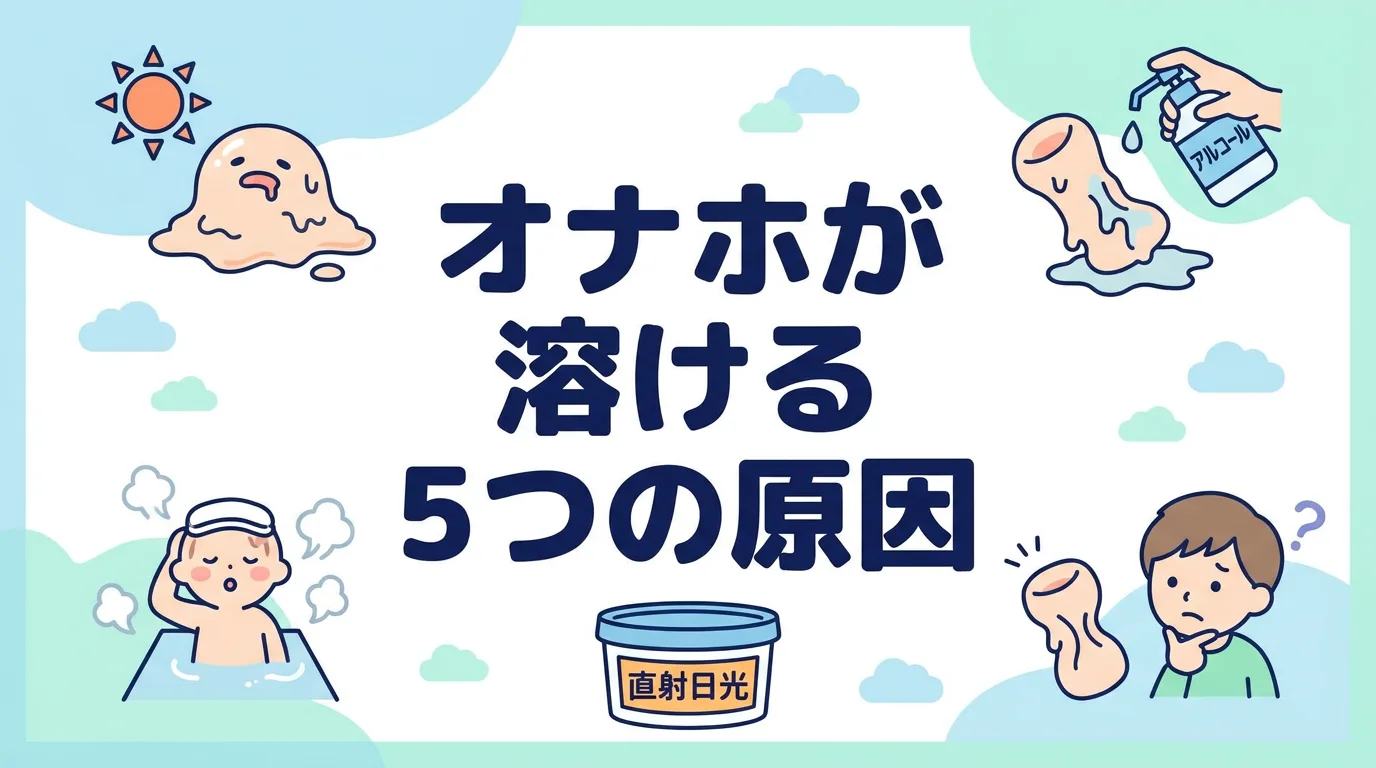 オナホが溶ける5つの原因