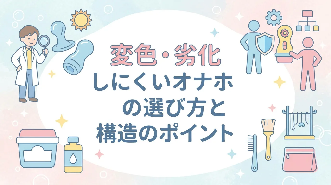 変色・劣化しにくいオナホの選び方と構造のポイント