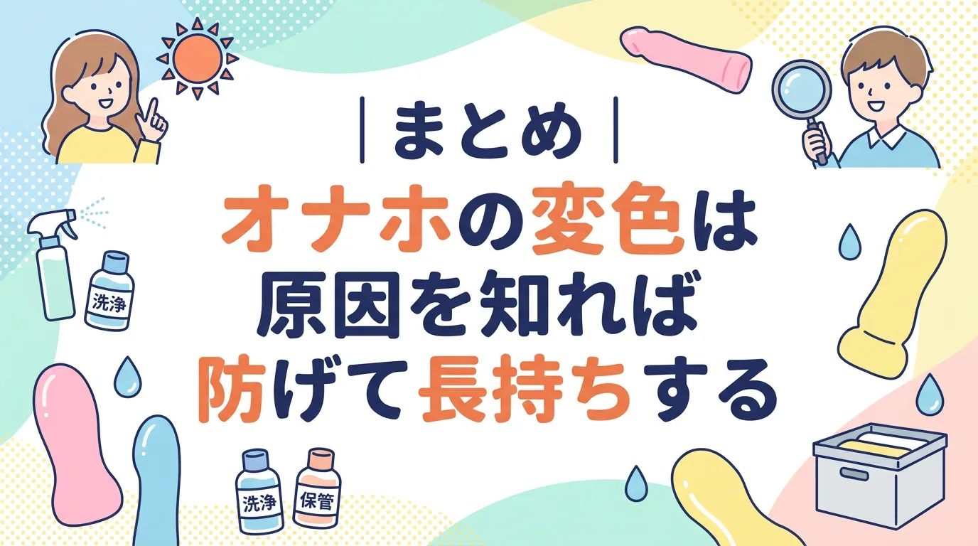 まとめ|オナホの変色は原因を知れば防げて長持ちする