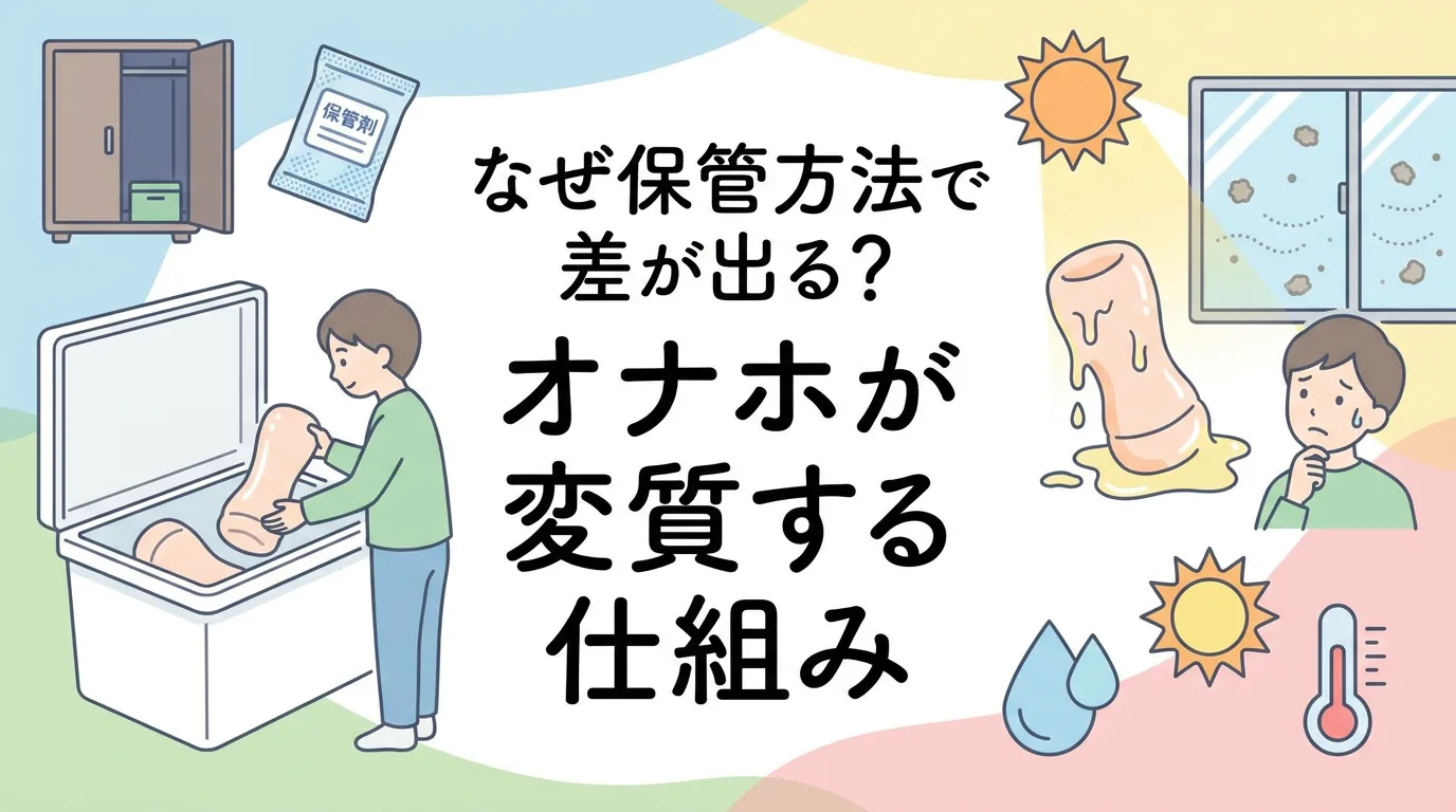 なぜ保管方法で差が出る？オナホが変質する仕組み