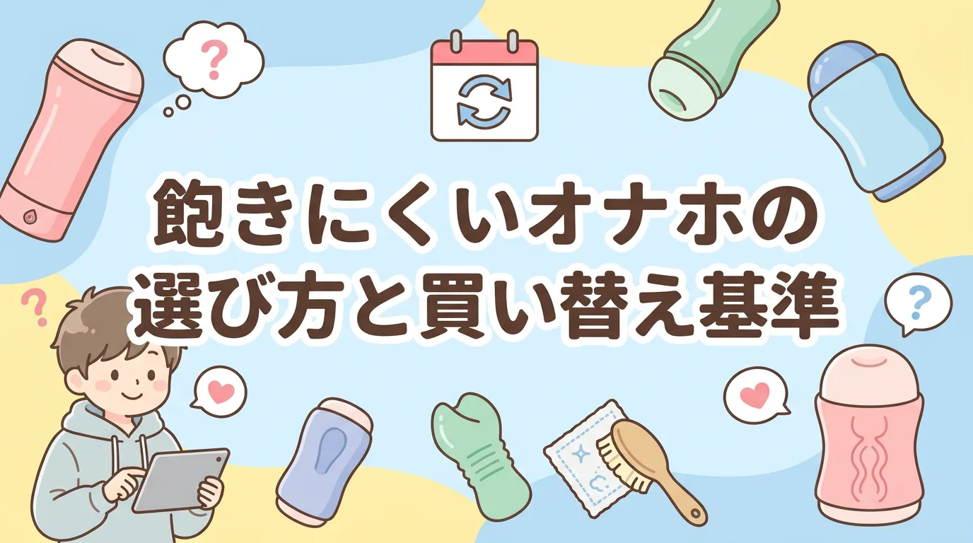 飽きにくいオナホの選び方と買い替え基準