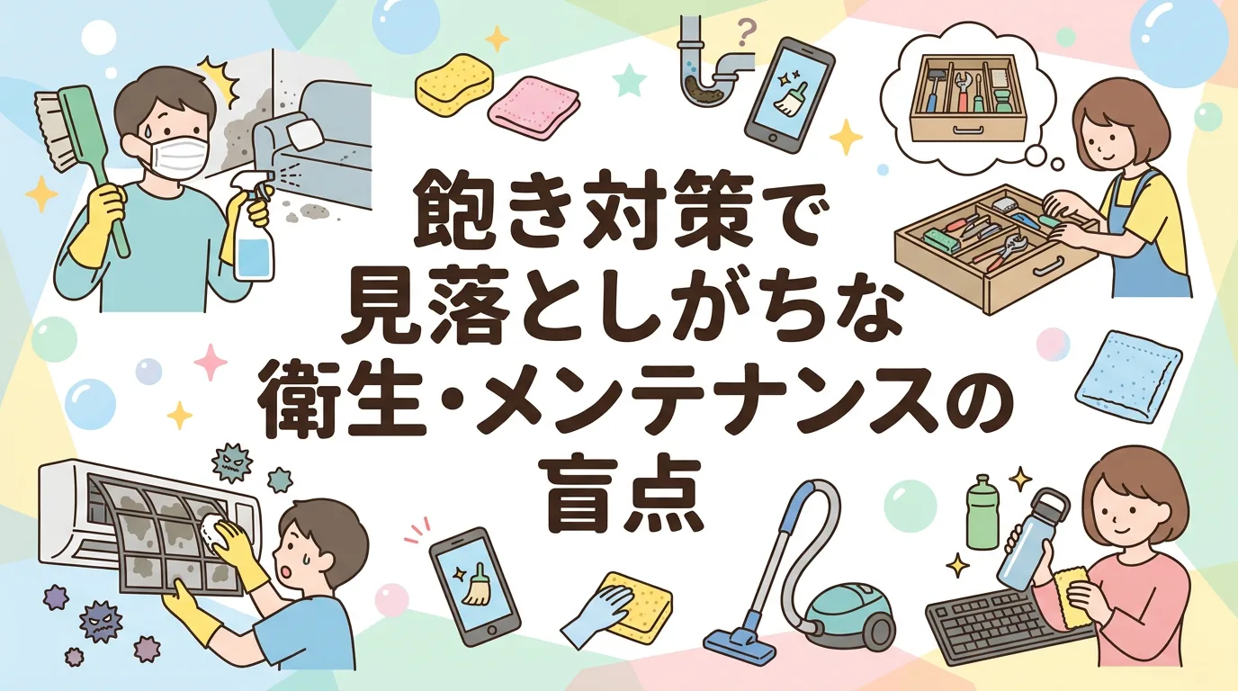 飽き対策で見落としがちな衛生・メンテナンスの盲点