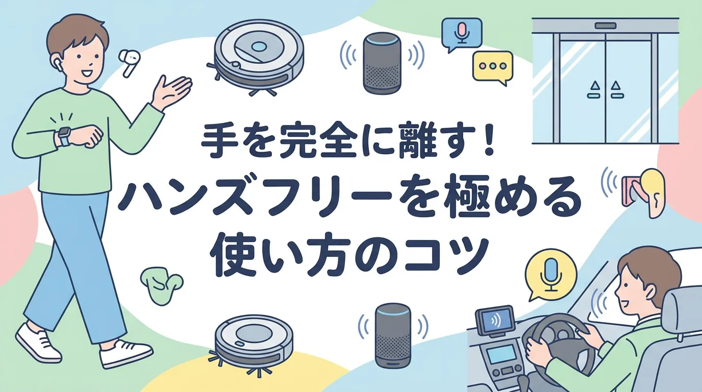 手を完全に離す!ハンズフリーを極める使い方のコツ