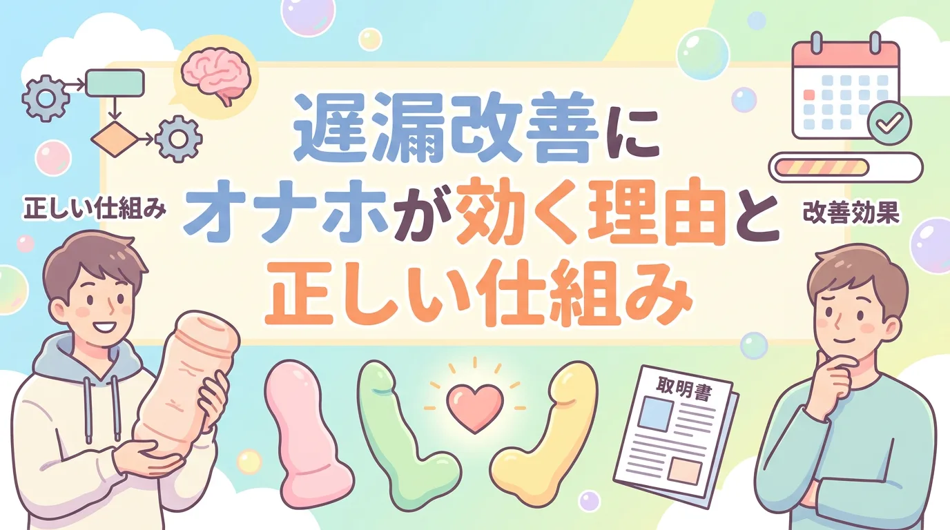 遅漏改善にオナホが効く理由と正しい仕組み
