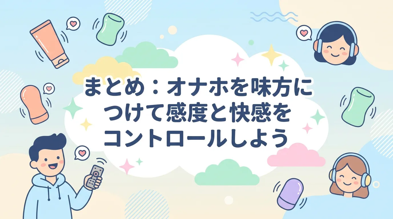まとめ:オナホを味方につけて感度と快感をコントロールしよう