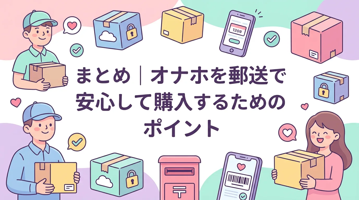 まとめ|オナホを郵送で安心して購入するためのポイント