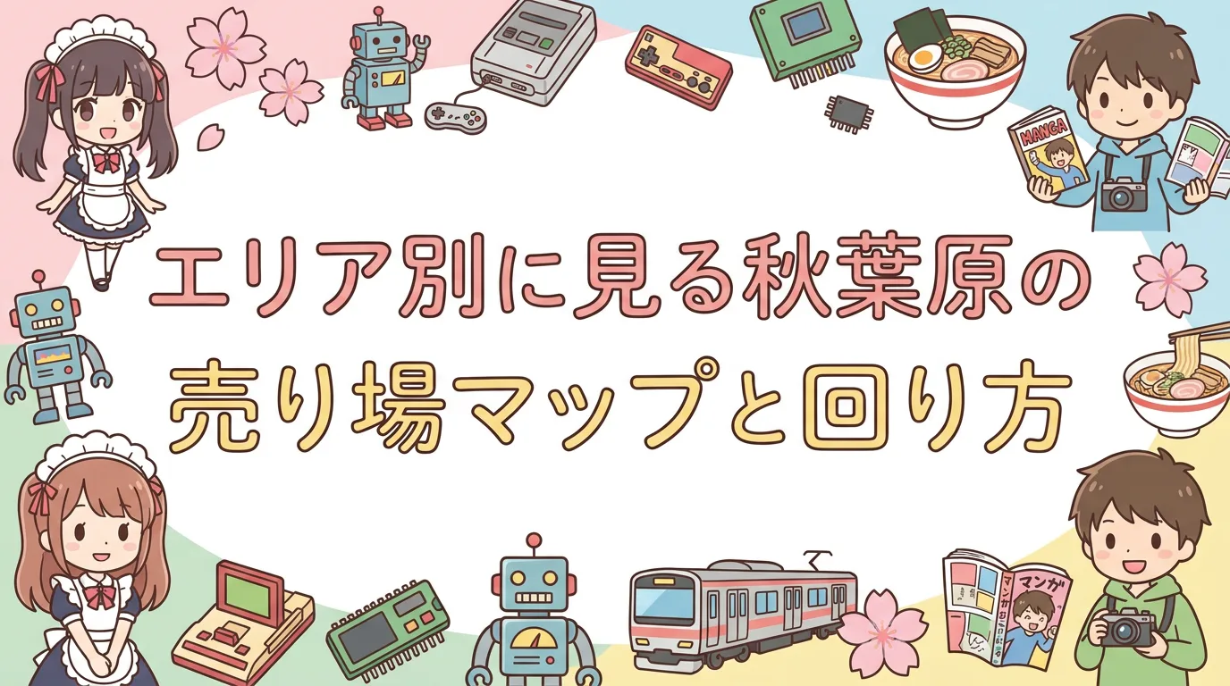 エリア別に見る秋葉原の売り場マップと回り方