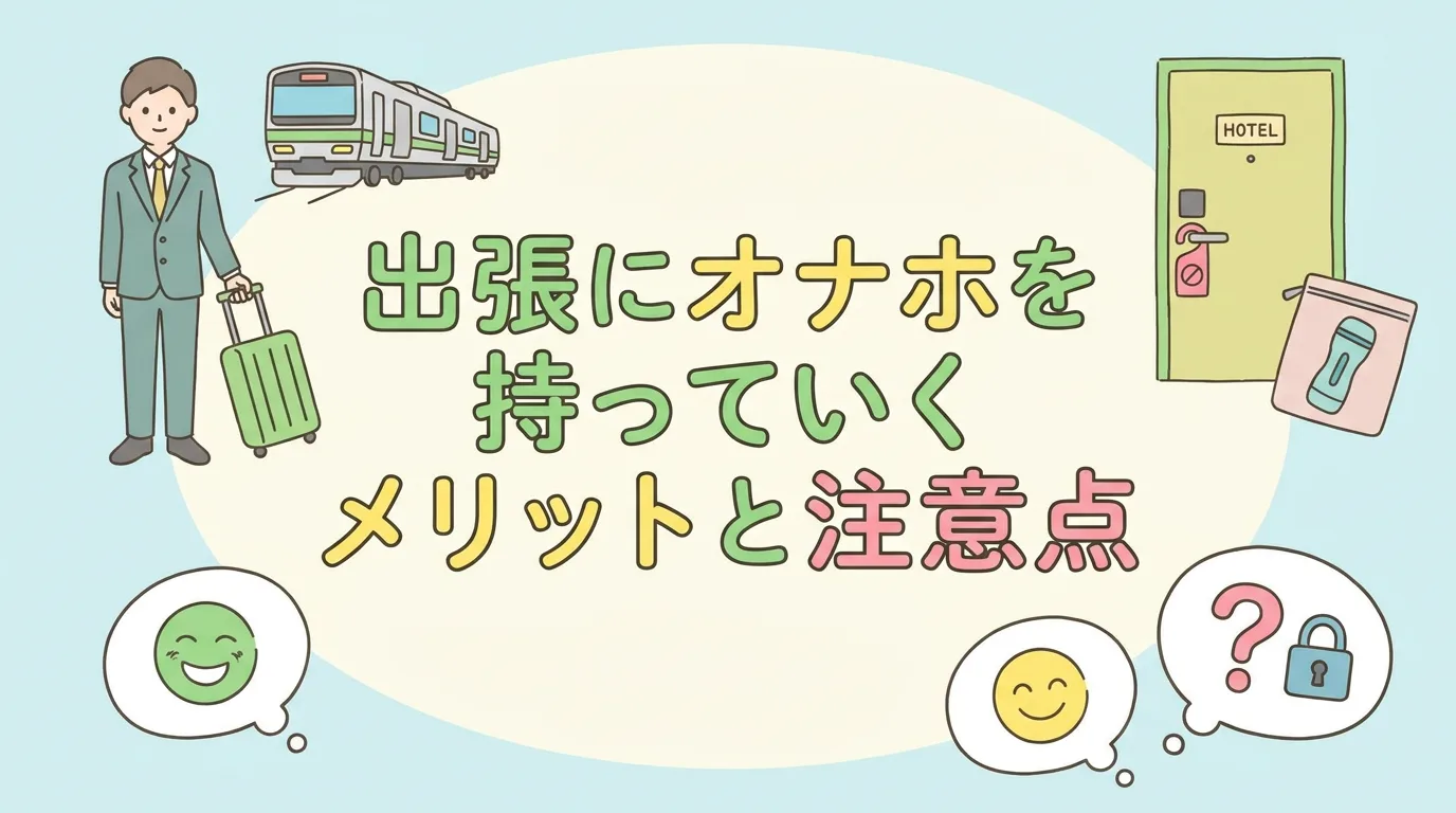 出張にオナホを持っていくメリットと注意点