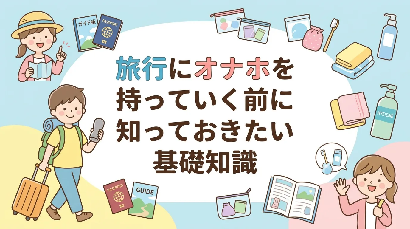 旅行にオナホを持っていく前に知っておきたい基礎知識