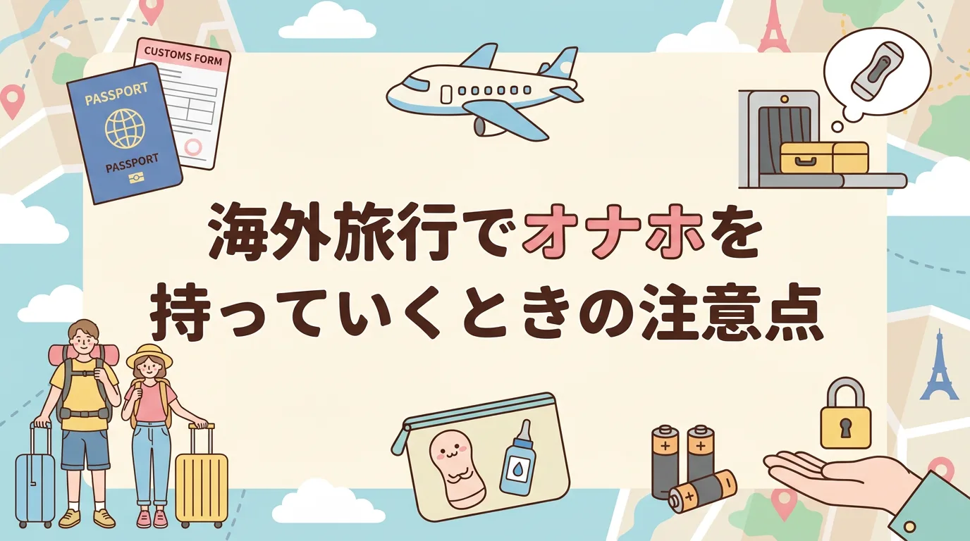 海外旅行でオナホを持っていくときの注意点